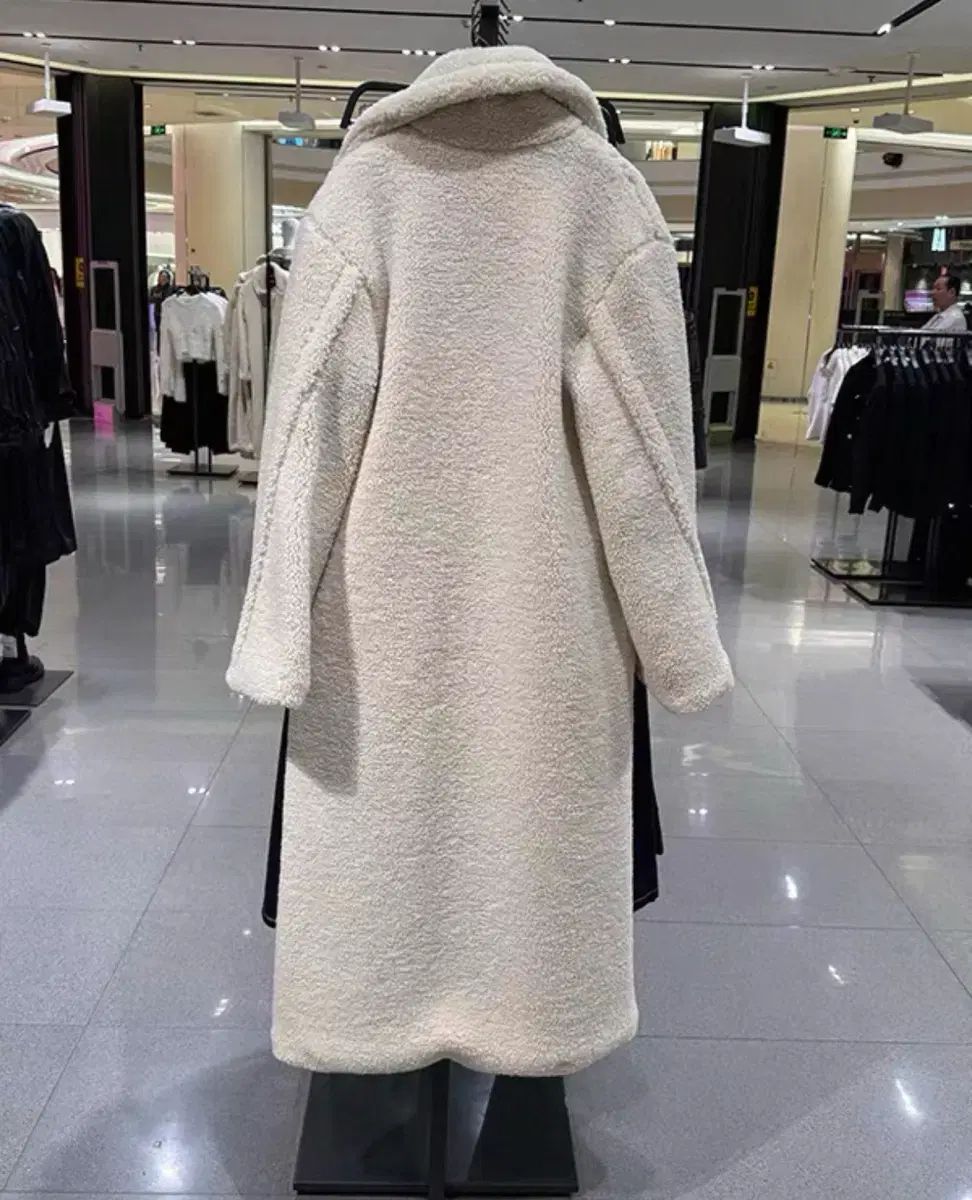 定価20万 ZARA ザラ ボア ロングコート アイボリー サイズXS 新品