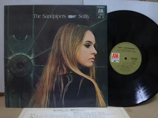 日本 LP The Sandpipers ー Softly 1969 年 早い