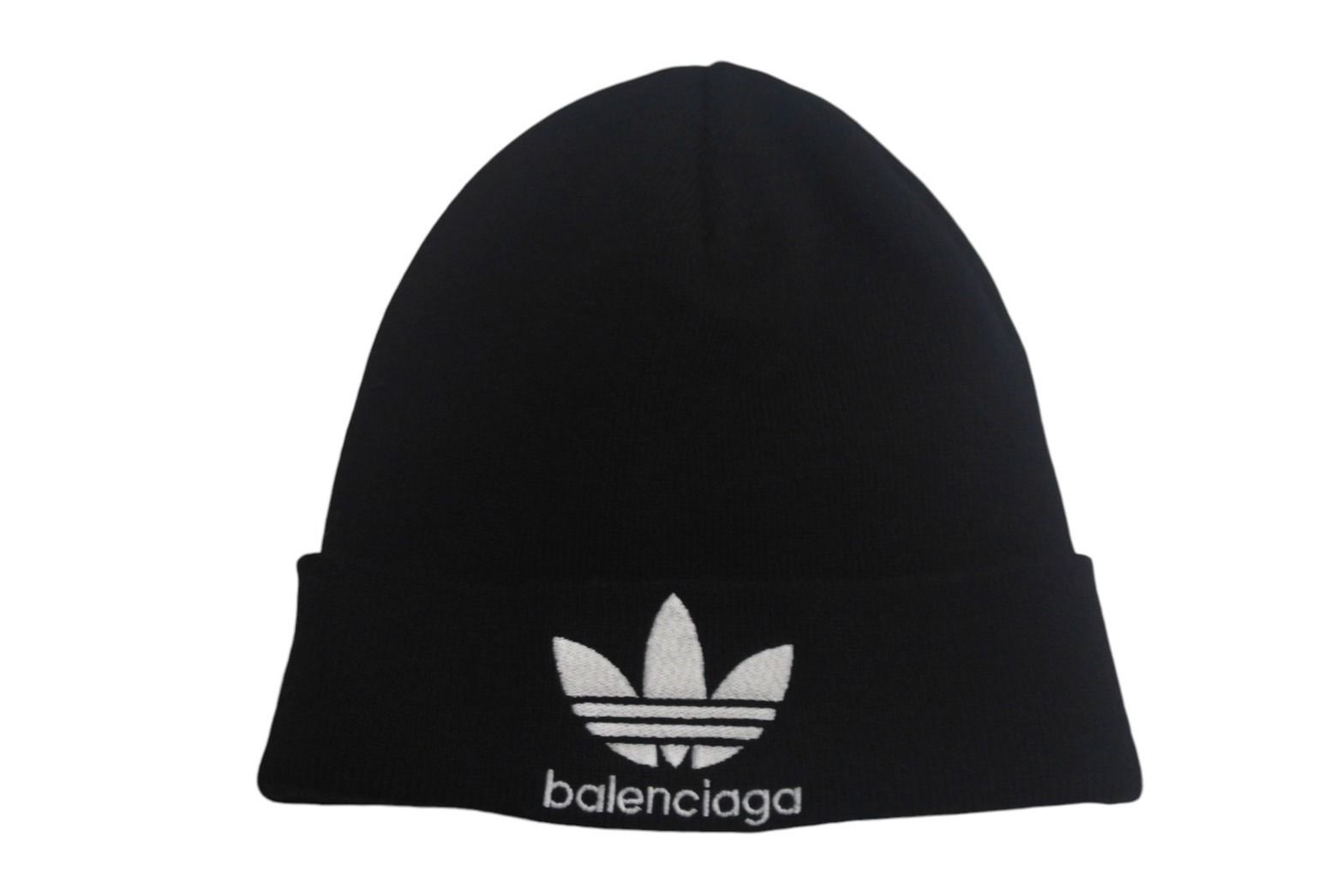 未使用品 アディダス バレンシアガ ビーニー ニット帽 ブラック 帽子 極美品 BALENCIAGA × ADIDAS バレンシアガ × アディダス ビーニー
