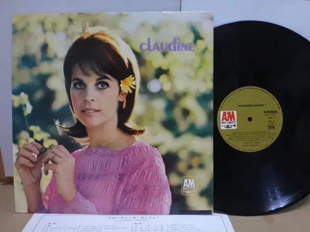 日本 LP Claudine Longet ー 1967 年 早い