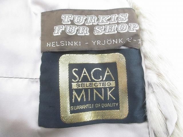  優 サガミンク SAGA MINK 金サガ 毛皮 リアルファー ミンク コート ベージュ レディース その他 その他