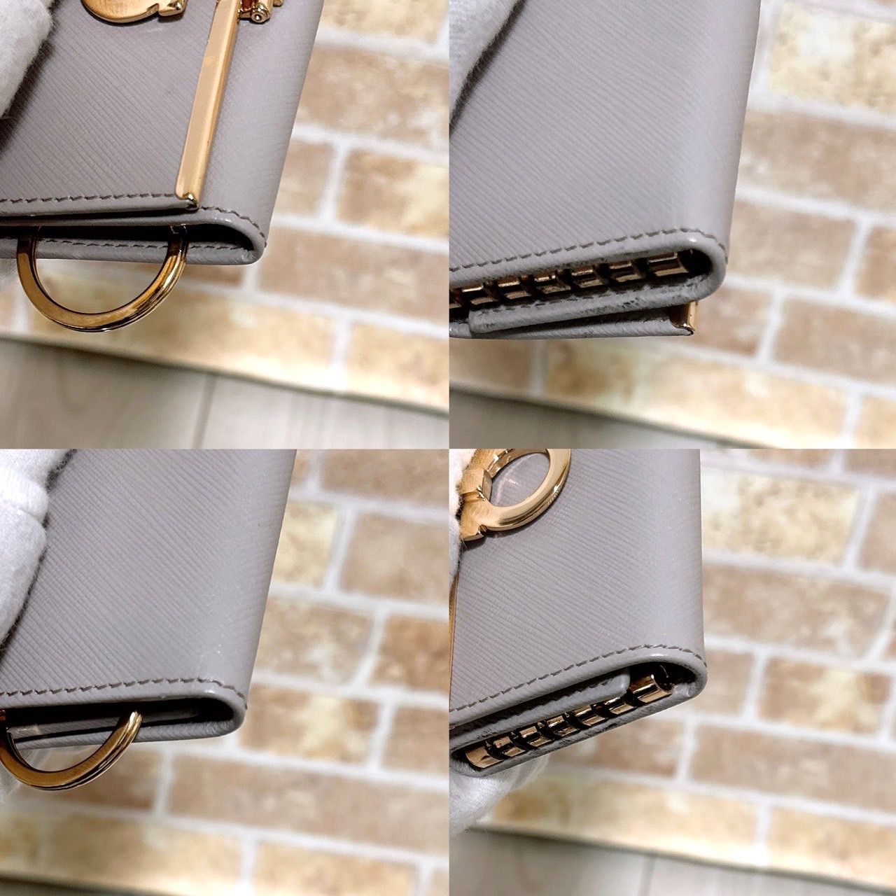 超美品) Ferragamo(フェラガモ)キーケース 6連 - メルカリ