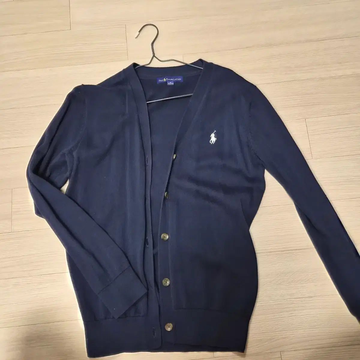 ポロ カーディガン レディース s ネイビー 1回