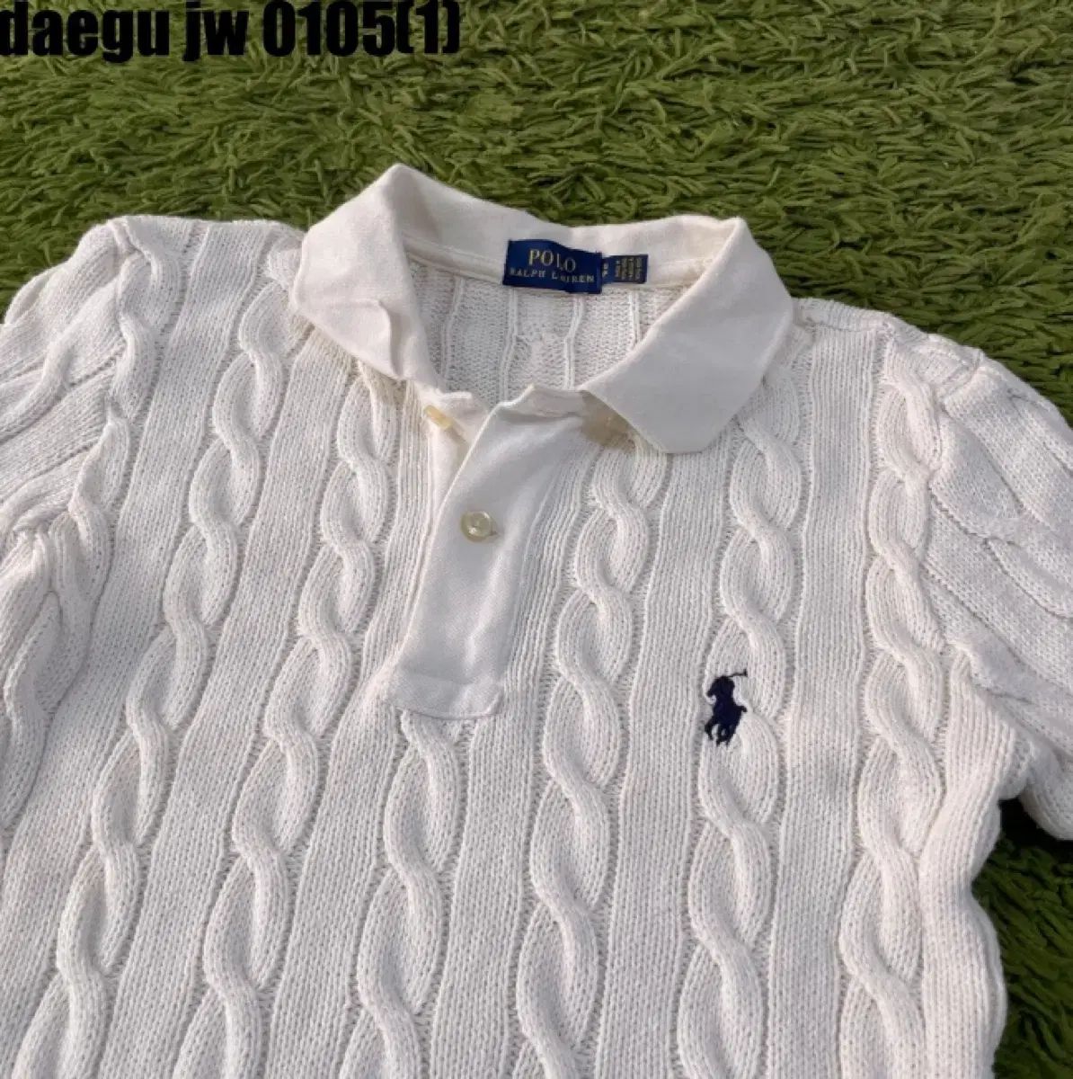 ポロラルフローレン ケーブル編み ニット 半袖 S - メルカリ