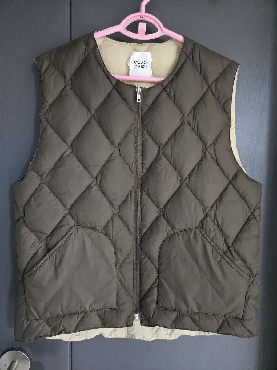 STUDIO TOMBOY スタジオトムボーイ キルティング ダックダウン ベスト 95 100 状態良し