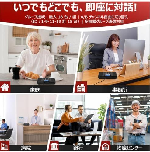 迅速に発送 ワイヤレスハンズフリー室内インターカム