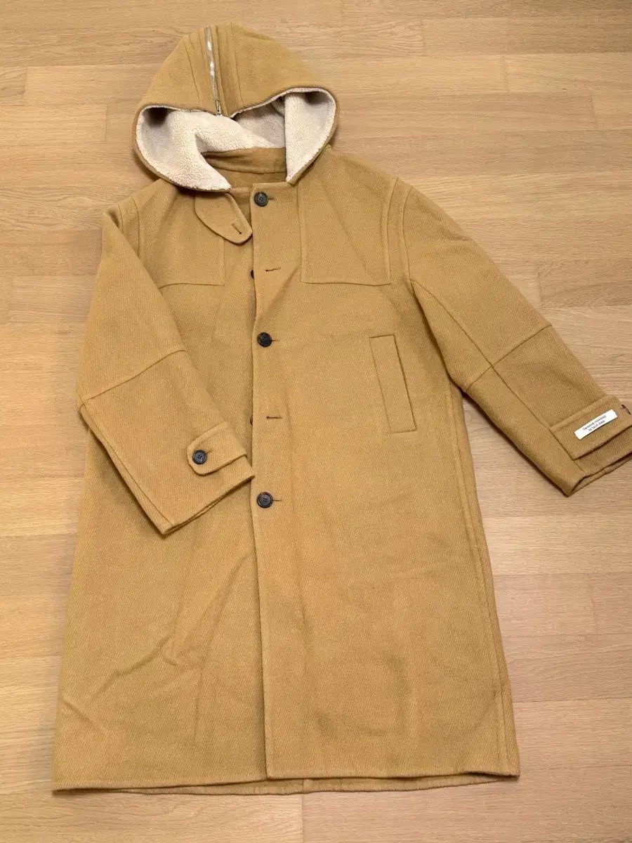 LEGACY本 キャメル WHO フード ロング コート
