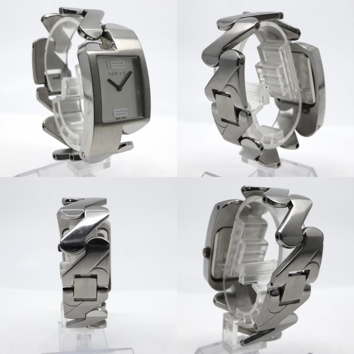 グッチ GUCCI 2055G レディース腕時計 シルバー文字盤 ステンレス