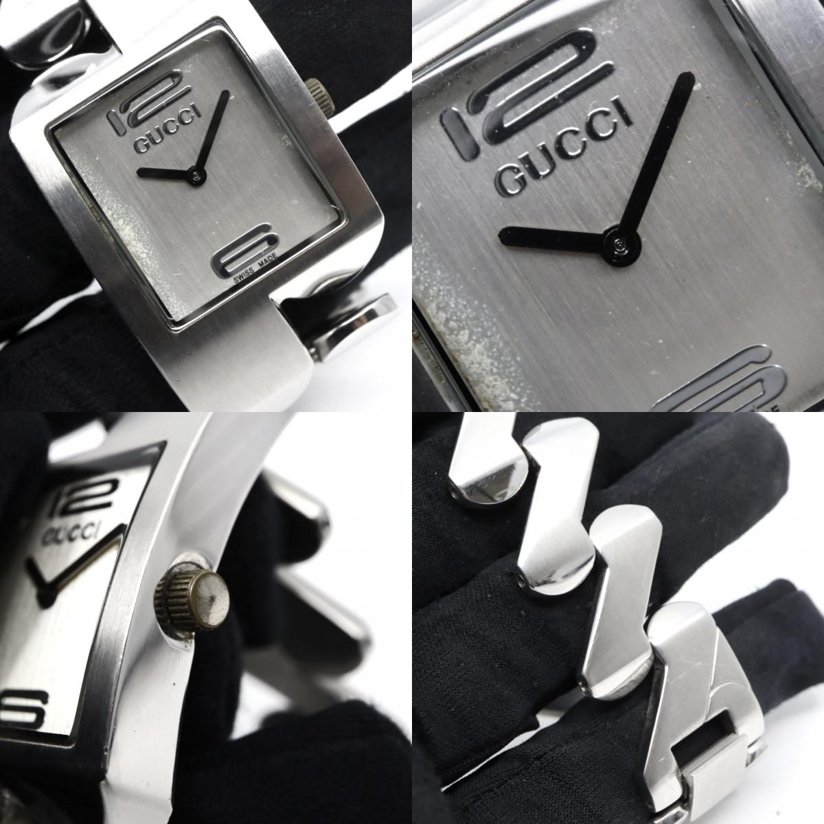 グッチ GUCCI 2055G レディース腕時計 シルバー文字盤 ステンレス