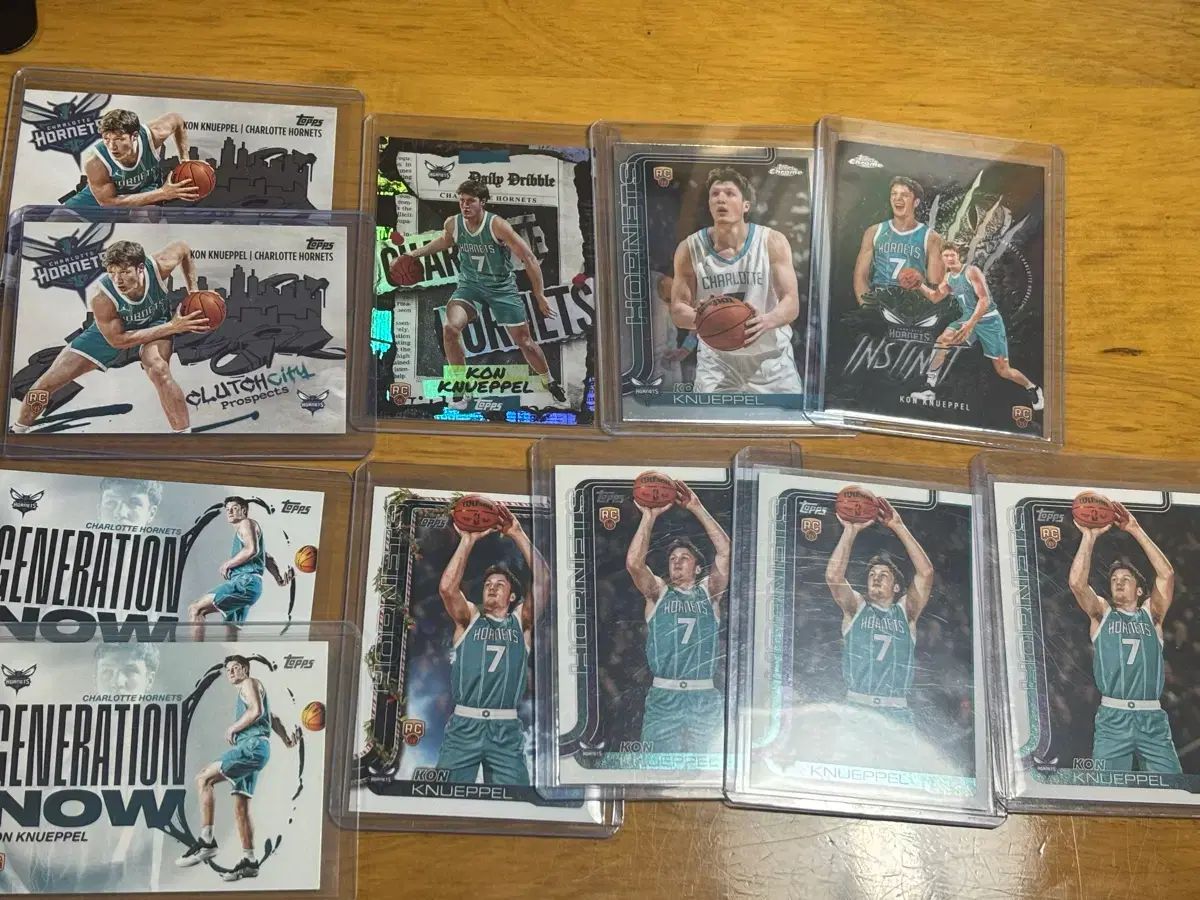 シャーロット コンサート クヌーペル ルーキー バスケット カード トップス nba