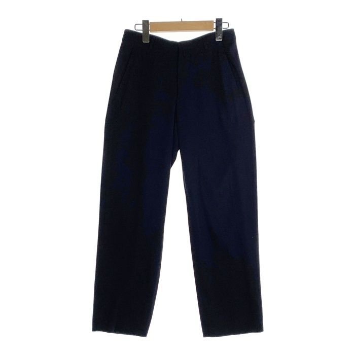 JIL SANDER テーパードパンツ サイズ48 ネイビー 中古・古着通販】JIL SANDER (ジルサンダー) ウールギャバジン