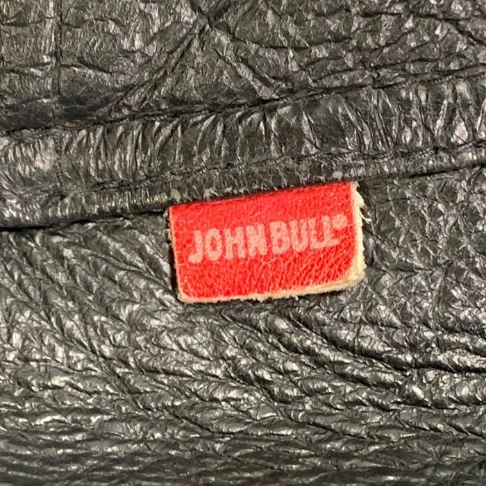 JOHNBULL ジョンブル レザーショートパンツ ハーフ ブラック 牛革 Size
