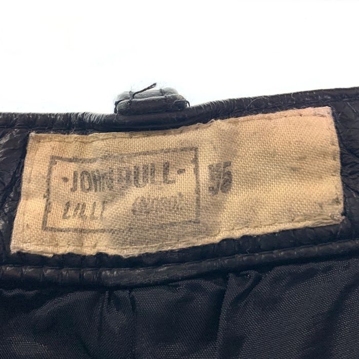 JOHNBULL ジョンブル レザーショートパンツ ハーフ ブラック 牛革 Size w74cm JOHNBULL ジョンブル レザーショートパンツ ハーフ ブラック 牛革 Size