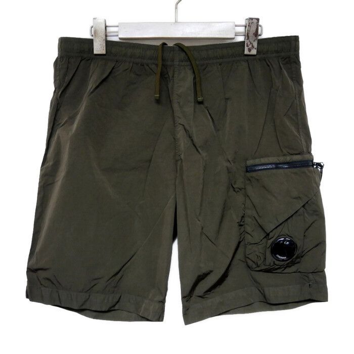 C P COMPANY CPカンパニー 正規 ECO CHROME R UTILITY SWIM SHORTS エコクローム ユーティリティスイムショーツ イージーショーツ 定価31900円 IVY GREEN オリーブ 50