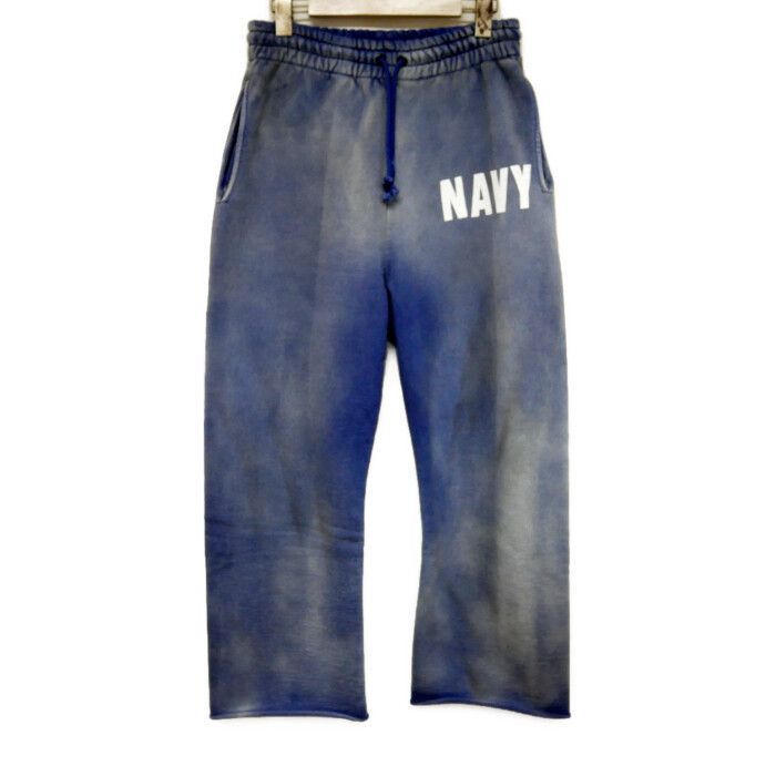 BOWWOW バウワウ 正規 25 SS US NAVY スウェットパンツ イージーパンツ 日本製 BW 251 UNSP AGING ネイビー 紺 M
