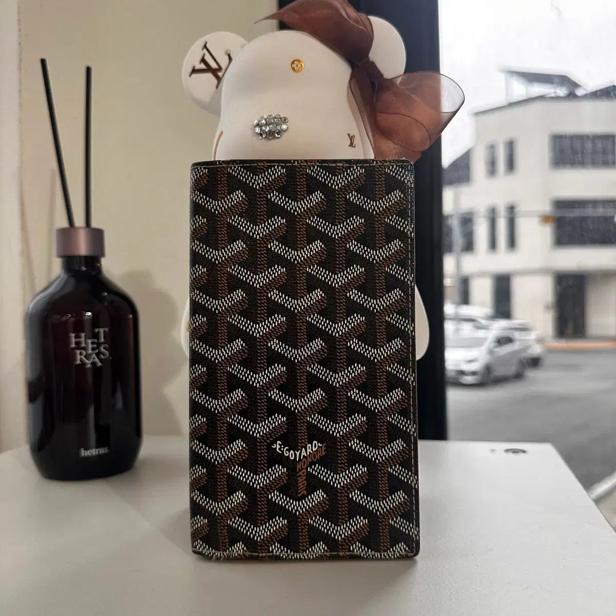 ゴヤール ランバート 長財布 ブラック ブラウン