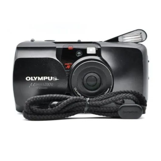 動作OK】OLYMPUS μ[mju:] ZOOM PANORAMA コンパクトフィルムカメラ