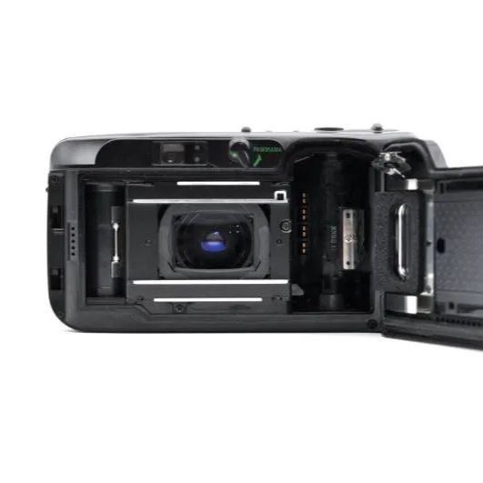 OLYMPUS μ ZOOM パノラマ付きコンパクトフィルムカメラ 動作確認済み 動作OK】OLYMPUS μ[mju:] ZOOM PANORAMA コンパクトフィルムカメラ