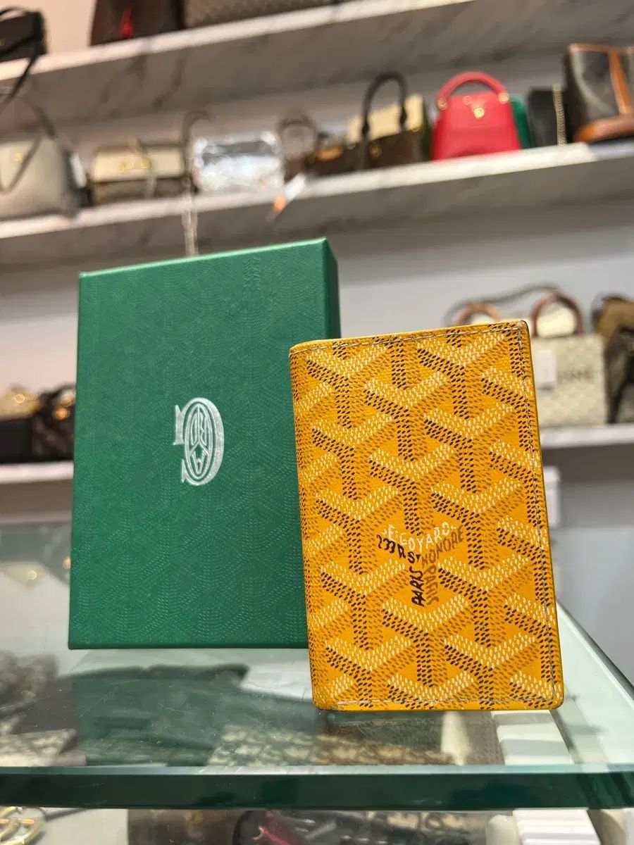 Maison Goyard サンピエール カードウォレット スペシャルCOLOR 옐로
