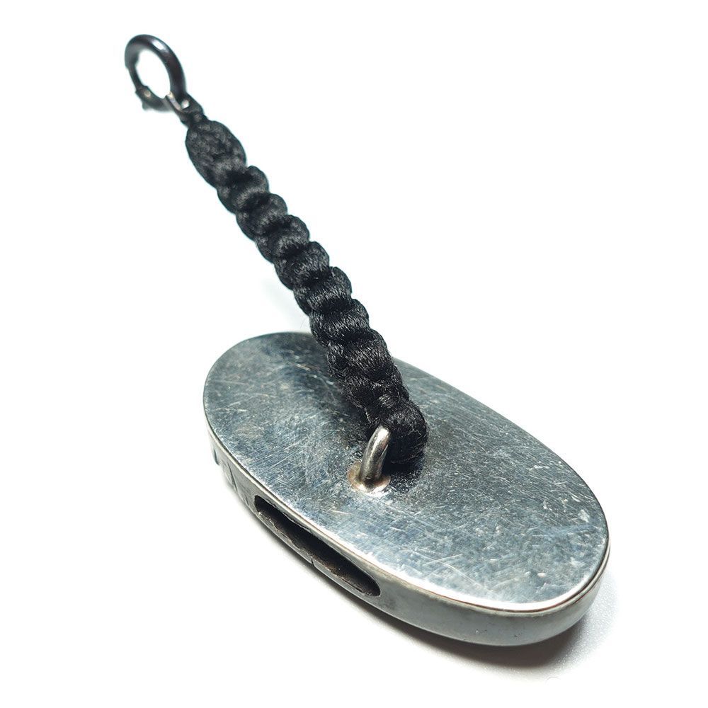 離れ頭のアクセサリー 赤銅地秋草図頭 無銘 高肉彫 毛彫 金銀色絵 刀装具 外装 拵 日本刀 刀剣 武具 SDA