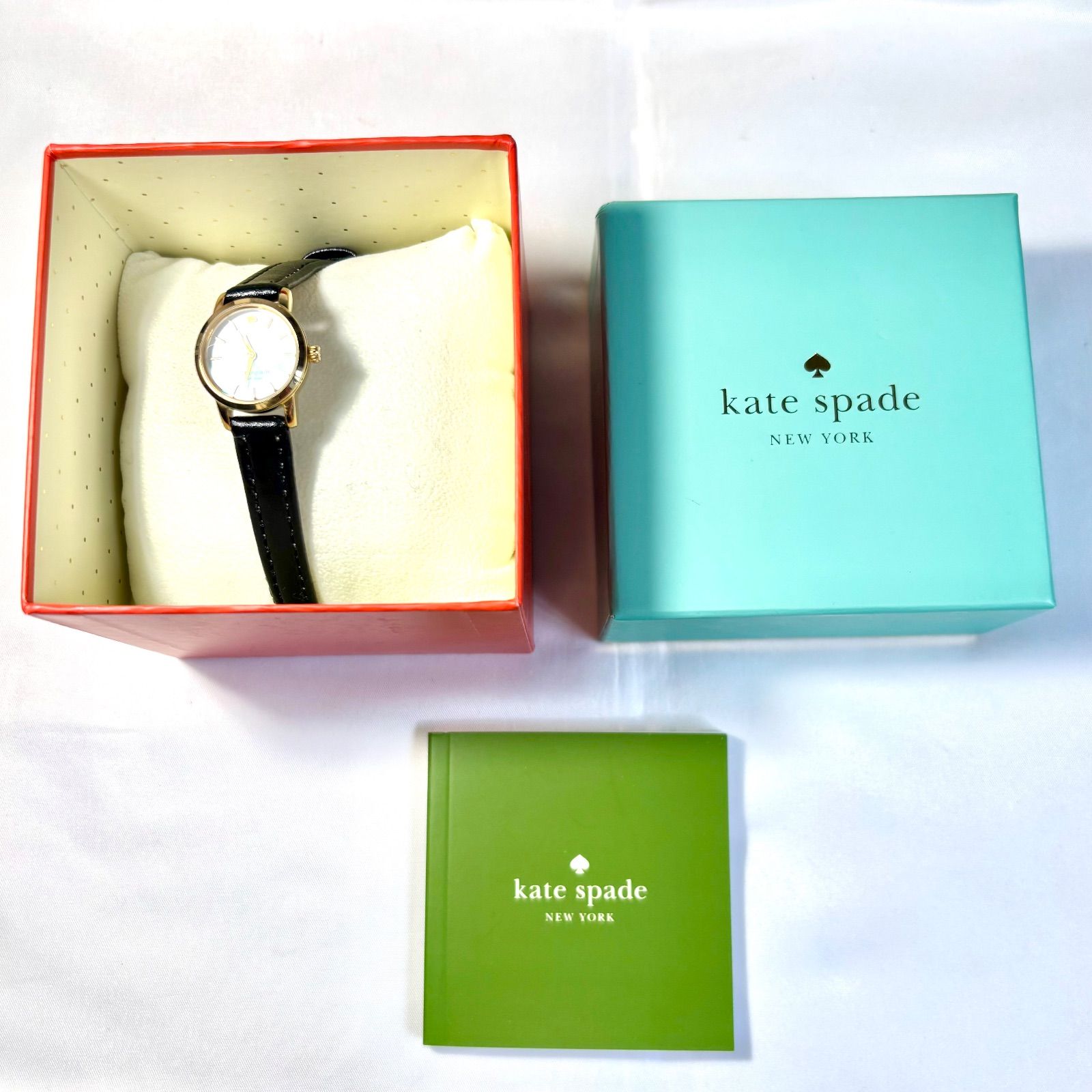 未使用 電池新品 ✨️ kate spade クォーツ 腕時計 箱 ギャランティ 箱付/美品/新品電池】kate spade ケイトスペード レディース 腕時計