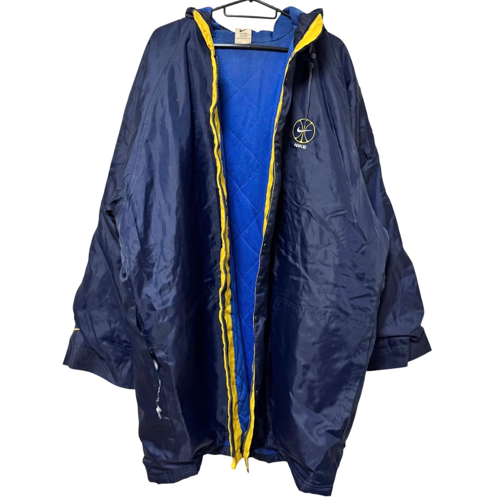 90's NIKE ナイキ メンズ アウター コーチジャケット 紺色 バスケット