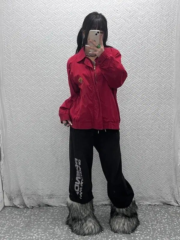 バーバリー ヴィンテージ ユニーク 月桂樹ロゴ 刺繍パッチ ブルゾン ジャケット 100 C 08058