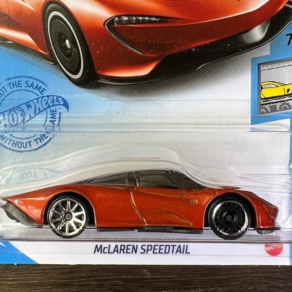 ホットウィール McLAREN SPEEDTAIL オレンジ ミニカー マテル HW
