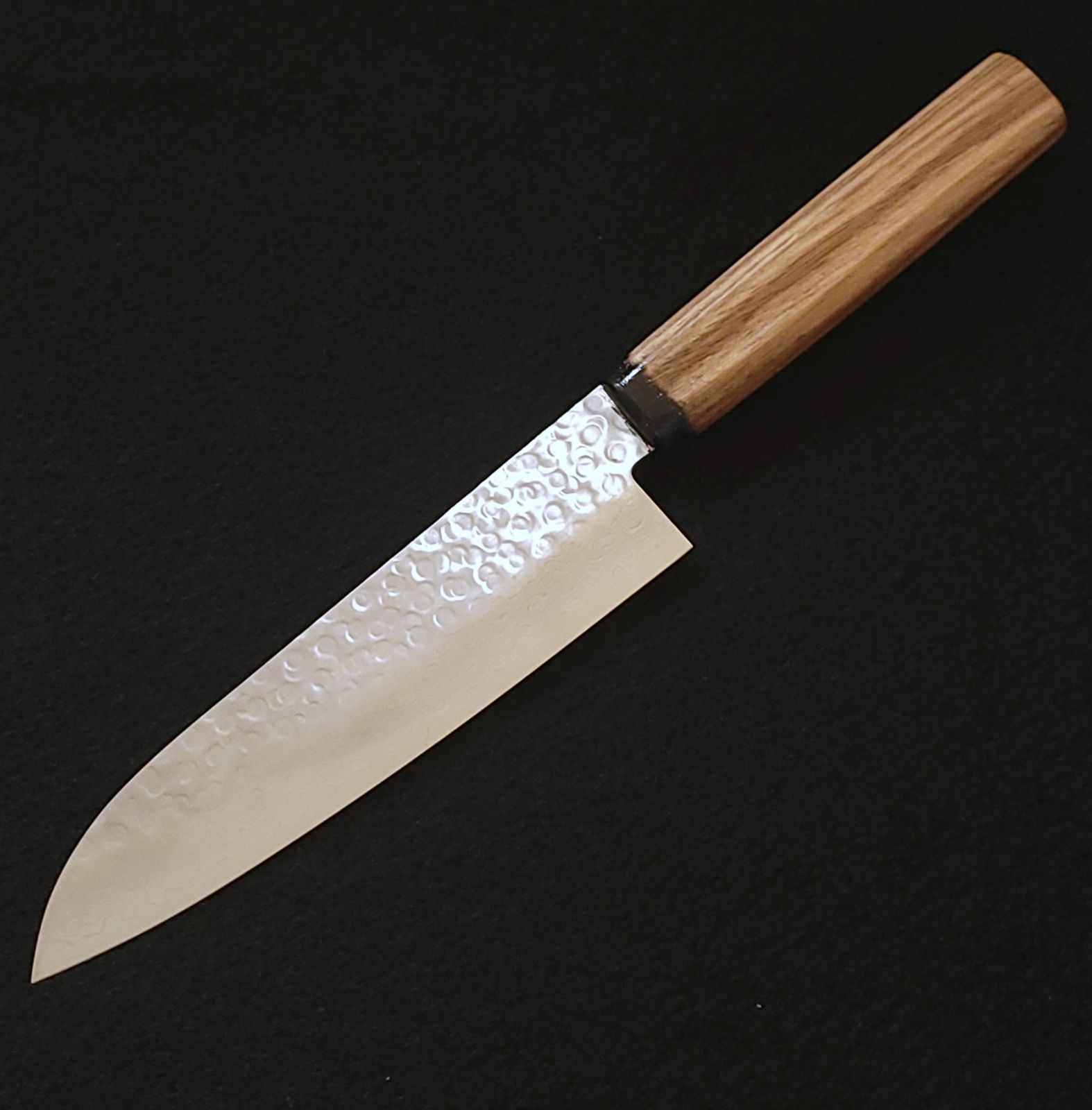 10A ダマスカス 三徳包丁 185㎜ G9363 焼栗柄 月光作 １点物 AUS10 ダマスカス 三徳包丁 185㎜ G9363 焼栗柄 月光作 1点物 - メルカリ