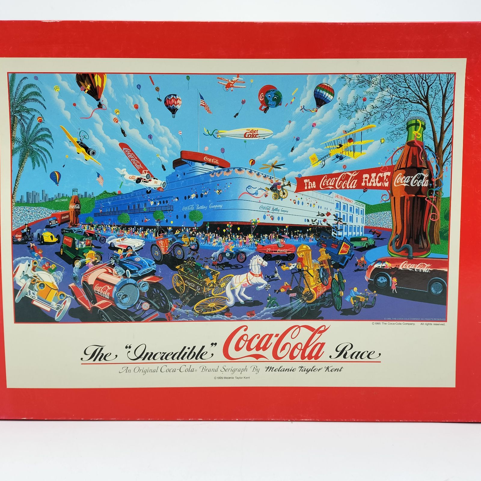 ♥ コカ コーラ 2000ピース 特大ジグソーパズル メラニー テイラー ケント作 ヴィンテージ品
