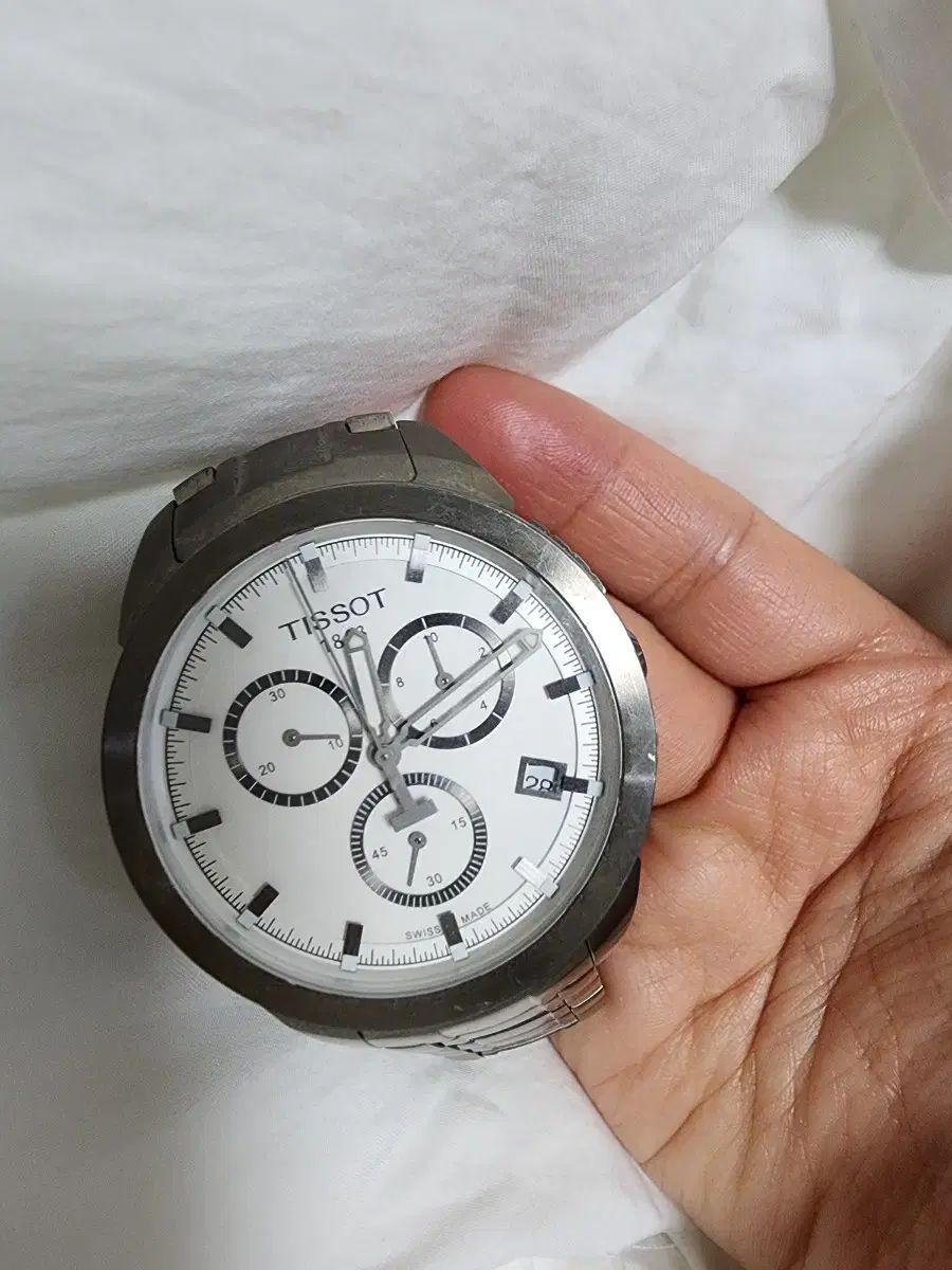 TISSOT ティソ チタン クロノグラフ 時計 メタル