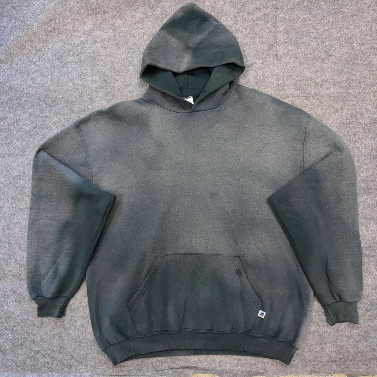 90 s ヴィンテージ ラッセル サンフェード フーディー
