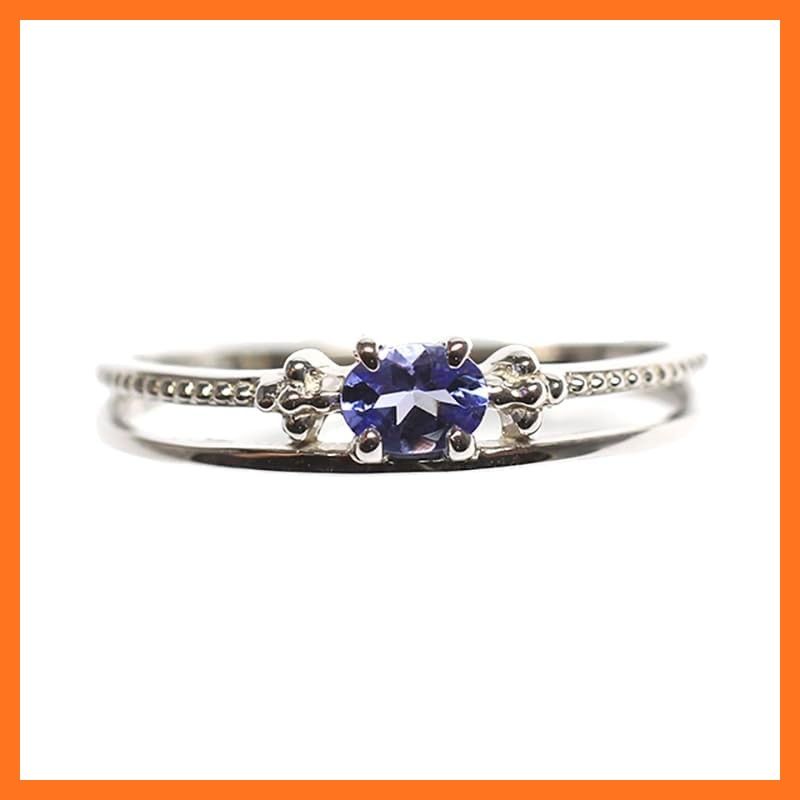 キャンディ K 10 WG タンザナイトリュクスリング 日本サイズ9号