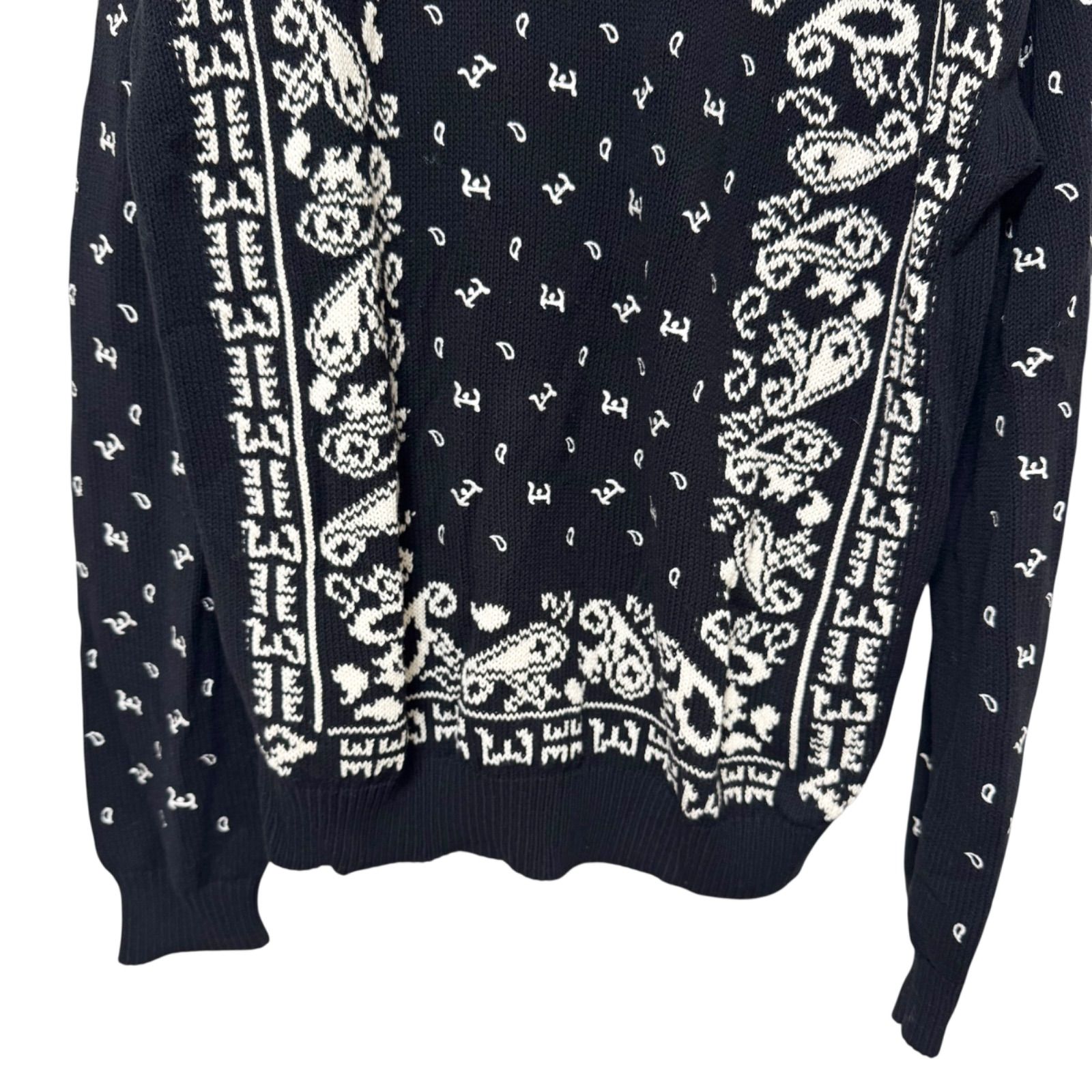 ETRO エトロ メンズ トップス ニットセーター ペイズリーバンダナ刺繍