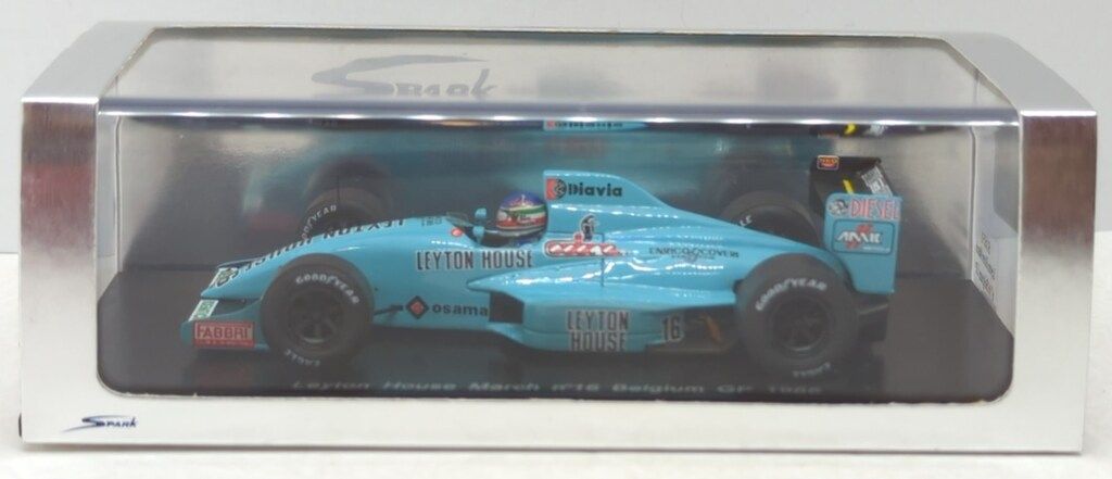 MINIMAX 1/43 Spark model Leyton House March No16 Belgium GP 1988