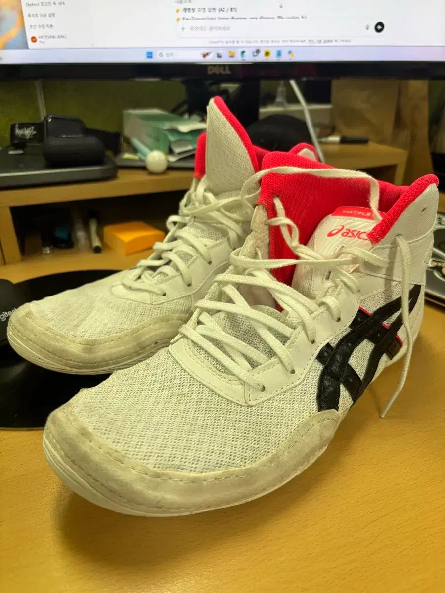 アシックス マットフレックス ボクシング シューズ ホワイト 280