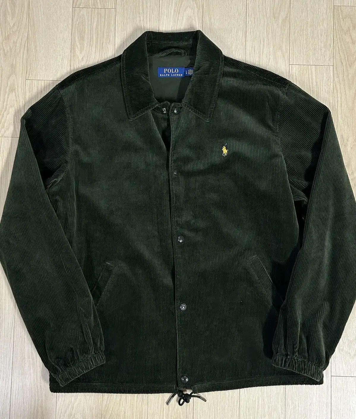 ポロ ラルフローレン コーデュロイ コーチ ジャケット グリーン L サイズ