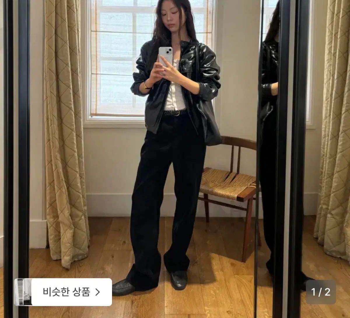 ザ バーネット Alley コーデュロイ パンツ ブラック S