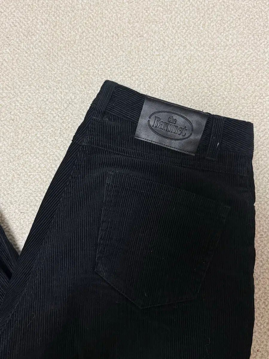 ザ バーネット Alley コーデュロイ パンツ ブラック S