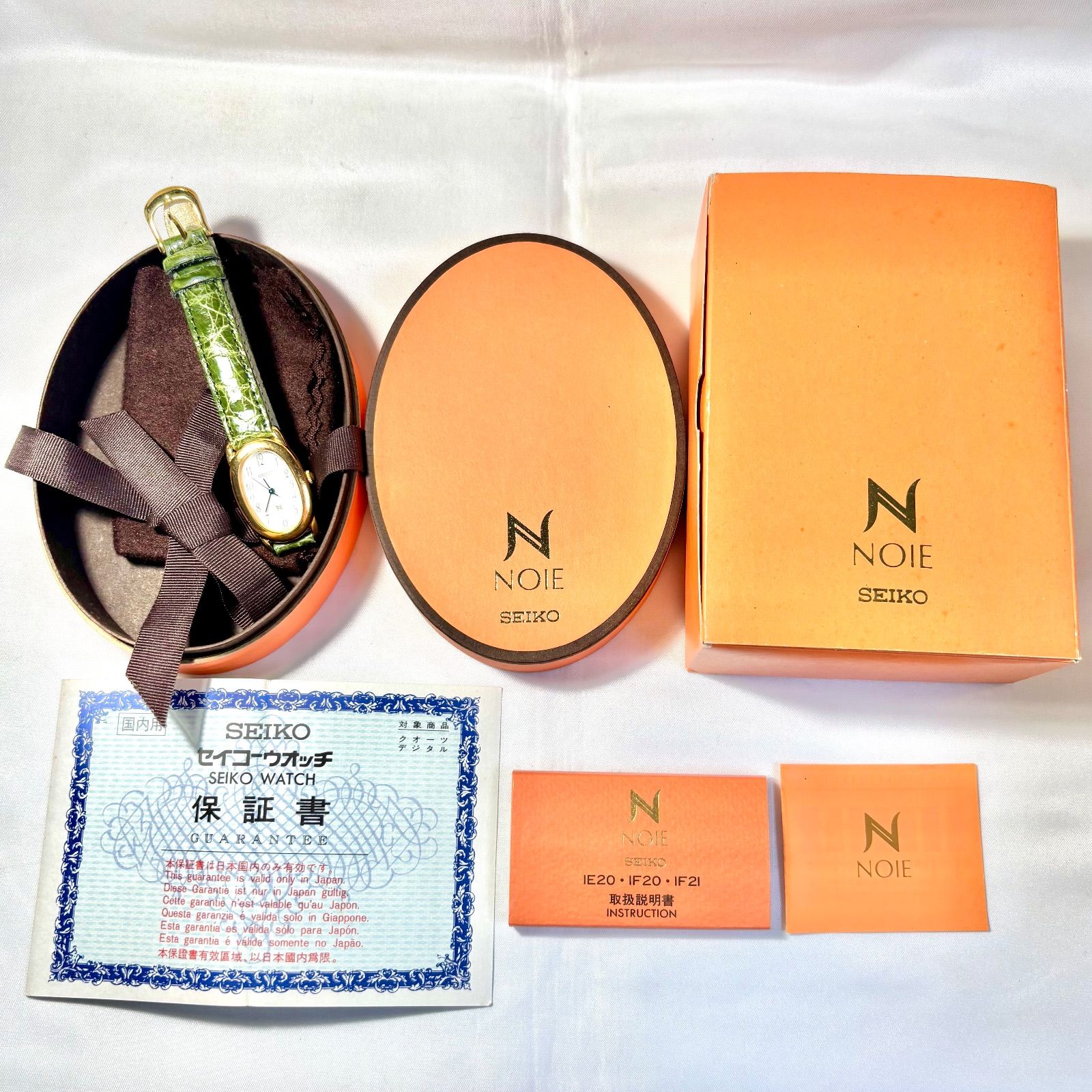 箱付/新品電池】SEIKO セイコー NOIE ノイエ ゴールドオーバル