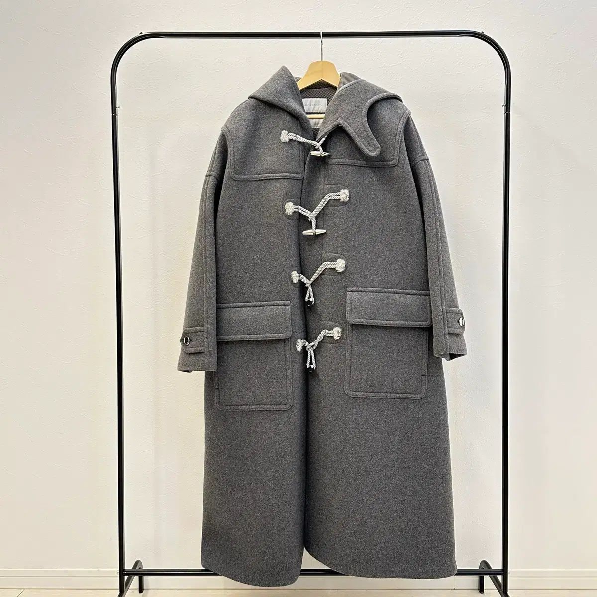 WHO fumito Ganryu グレー ダッフルコート 1 サイズ