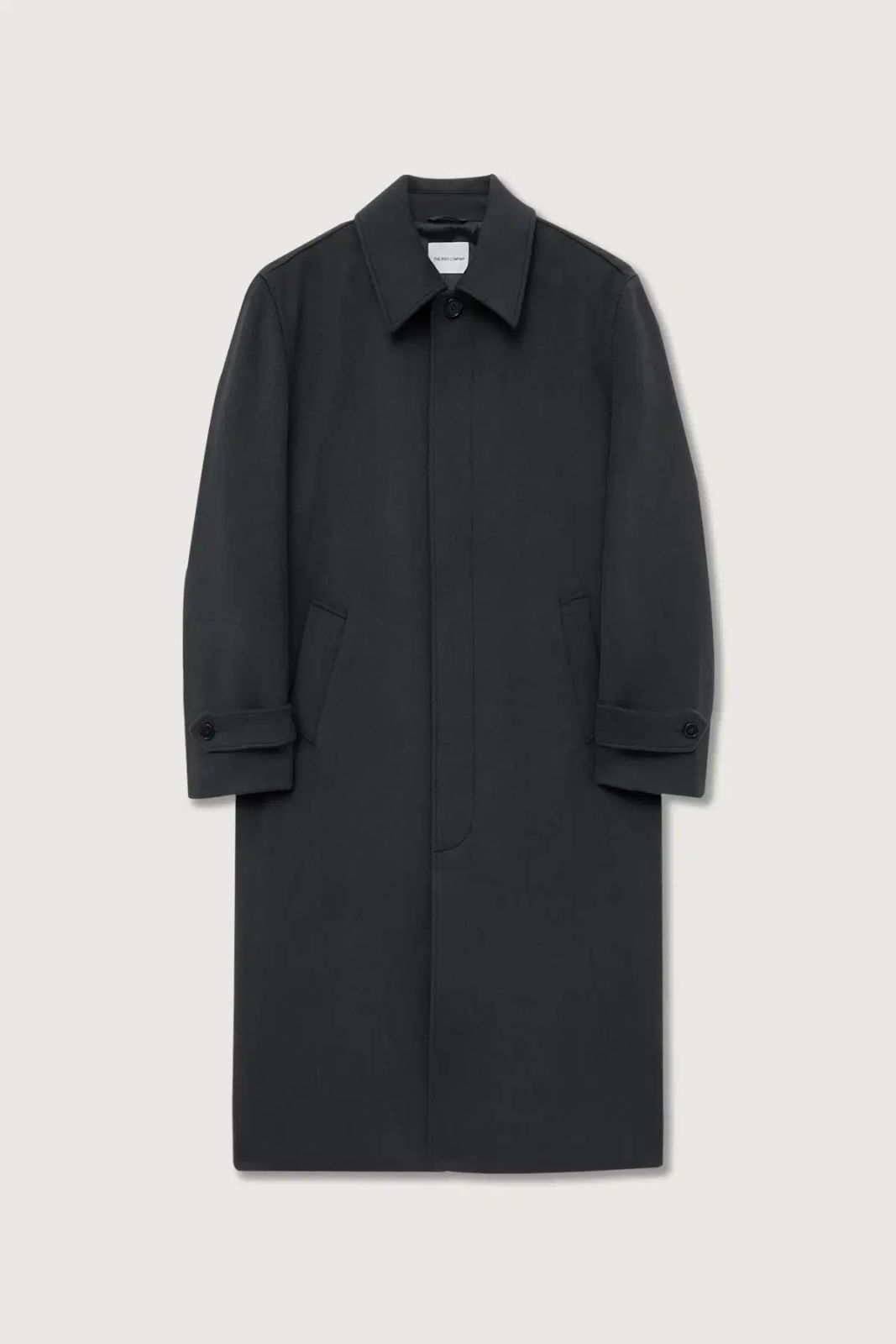 ザ ニットカンパニー 24 fw カシミア バルマカーン コート ブラック