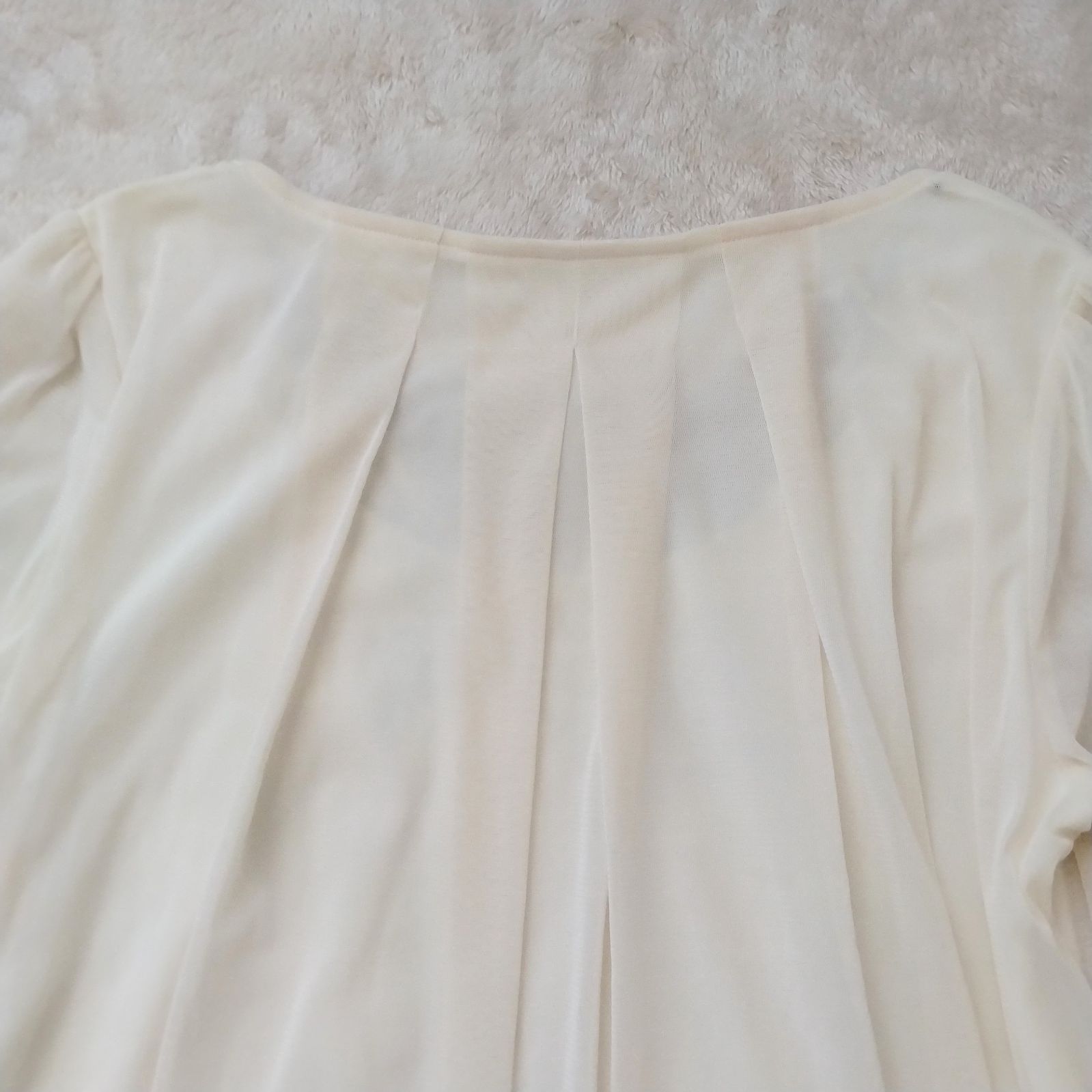 VIVIENNE TAM ヴィヴィアンタム 刺繍 パワーネット ブラウス オフ