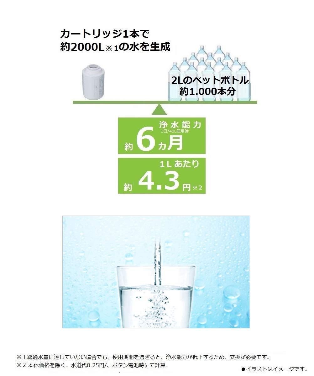 商品 パナソニック 浄水器カートリッジ 蛇口直結型用 TK CJ 23 C 2