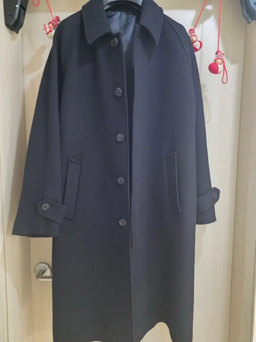 カシミア ブレンド オーバーサイズ バルマカーン コート