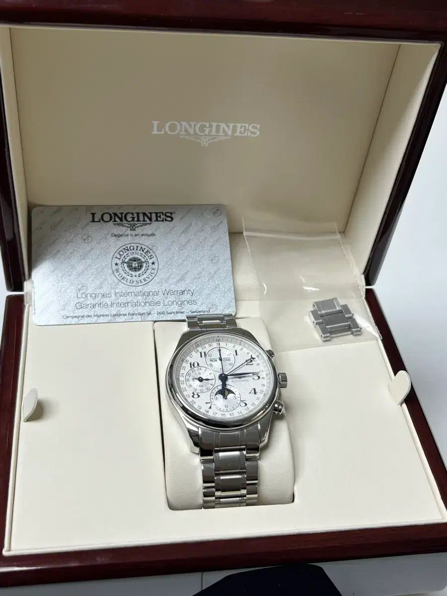 LONGINES ロンジン 麻 コル ムーンフェイス クロノ オートマティック フルセット