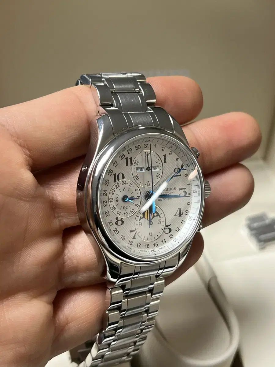 LONGINES ロンジン 麻 コル ムーンフェイス クロノ オートマティック フルセット