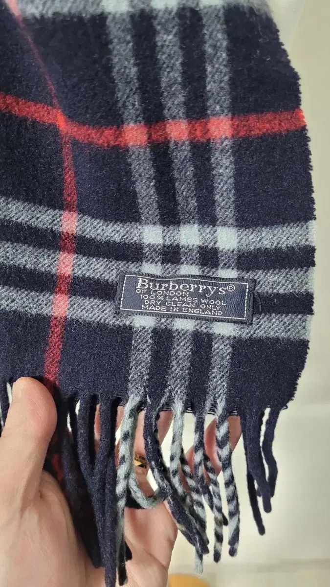  Burberrysバーバリー 90 s ネイビー ノヴァチェック ラムウール マフラー マフラー 小物