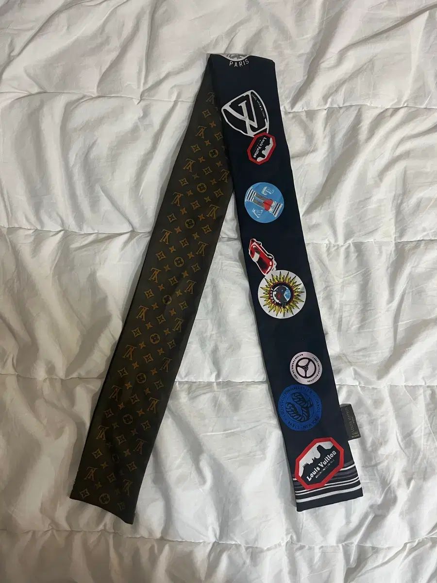 Louis Vuitton バンド スカーフ パッチワーク モノグラム