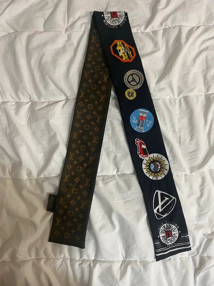 Louis Vuitton バンド スカーフ パッチワーク モノグラム